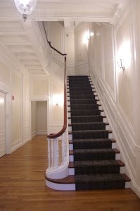 Staircase Restored to Historic Preservation Requirements