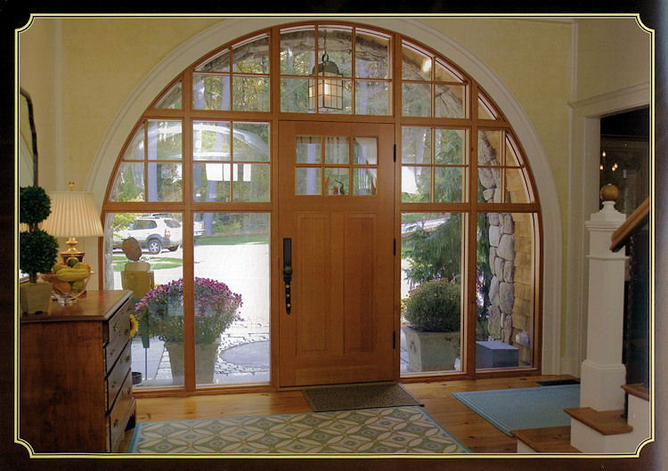 Custom Home Build - Inside Arched Doorway - Old Concord Road - Connaughton Construction