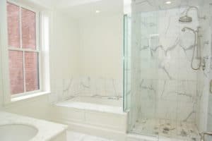 White Marble bath